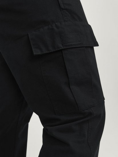 Jack & Jones JPSTKANE JJBARKLEY Cargopants Black - Blugi & pantaloni - Blugi & Pantaloni Bărbați Mărimi Mari