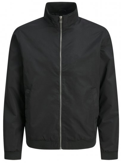 Jack & Jones JJROY HARRINGTON BOMBER Jacket Black - Geci - Geci Bărbați Mărimi Mari