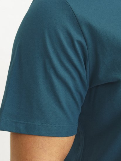Jack & Jones CORP Logo Play 5 T-Shirt Deep Teal - Tricouri - Tricouri Bărbați Mărimi Mari
