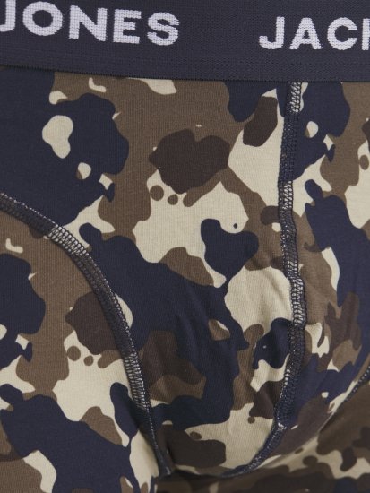 Jack & Jones JACCAMOFLAGE Trunks 3-Pack Navy Blazer - Lenjerie intimă & costum baie - Lenjerie Intimă Bărbați Mărimi Mari