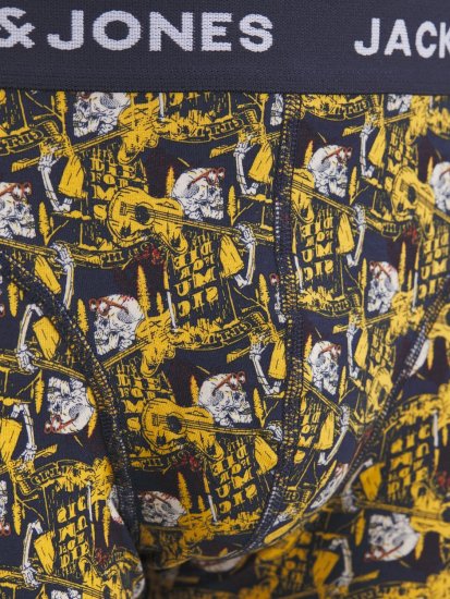 Jack & Jones SKULLROCK Trunks 3-Pack Navy Blazer - Lenjerie intimă & costum baie - Lenjerie Intimă Bărbați Mărimi Mari