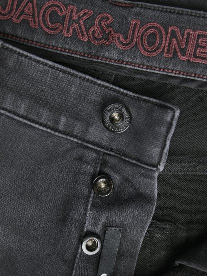 Jack & Jones JJIMIKE JJICON I.K. SQ 028 Jeans Black Denim - Blugi & pantaloni - Blugi & Pantaloni Bărbați Mărimi Mari