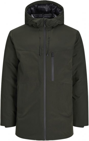 Jack & Jones PAYNE Windproof Parka Green - Geci - Geci Bărbați Mărimi Mari