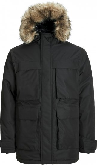 Jack & Jones STAR Parka Black - Geci - Geci Bărbați Mărimi Mari