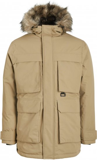 Jack & Jones STAR Parka Beige - Geci - Geci Bărbați Mărimi Mari