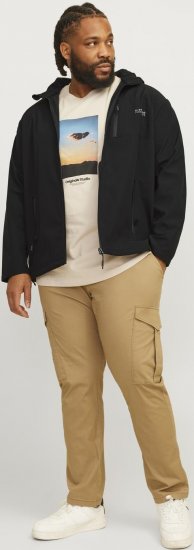 Jack & Jones JJTAYLOR Softshell Jacket Black - Geci - Geci Bărbați Mărimi Mari