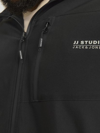 Jack & Jones JJTAYLOR Softshell Jacket Black - Geci - Geci Bărbați Mărimi Mari