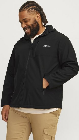 Jack & Jones JJTAYLOR Softshell Jacket Black - Geci - Geci Bărbați Mărimi Mari