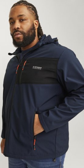 Jack & Jones JJTAYLOR Softshell Jacket Navy Blazer - Geci - Geci Bărbați Mărimi Mari