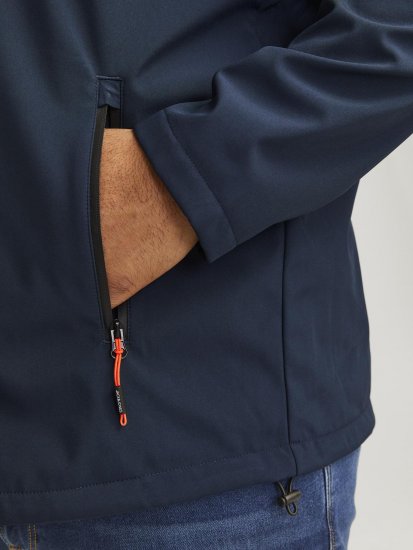 Jack & Jones JJTAYLOR Softshell Jacket Navy Blazer - Geci - Geci Bărbați Mărimi Mari