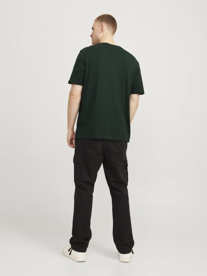 Jack & Jones XMAS Christmas Skull T-Shirt Dark Slate Grey - Tricouri - Tricouri Bărbați Mărimi Mari