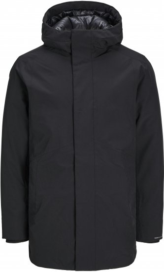 Jack & Jones KEEN Windproof Parka Black - Geci - Geci Bărbați Mărimi Mari