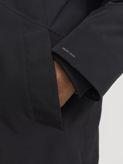 Jack & Jones KEEN Windproof Parka Black - Geci - Geci Bărbați Mărimi Mari