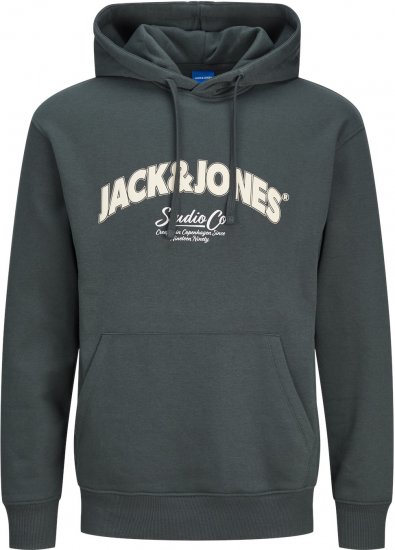 Jack & Jones JORBRONX Hoodie Dark Green - Pulovere & hanorace - Pulovere & Hanorace Bărbați Mărimi Mari