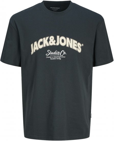 Jack & Jones JORBRONX T-Shirt Dark Green - Tricouri - Tricouri Bărbați Mărimi Mari