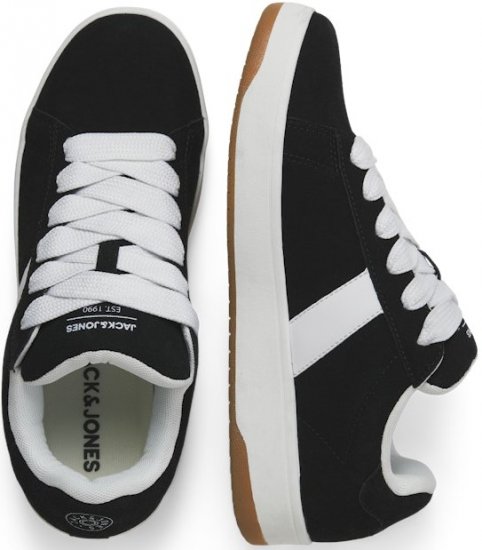 Jack & Jones Miles SYN Suede Sneakers Black - Bărbați pantofi 40-52 - 