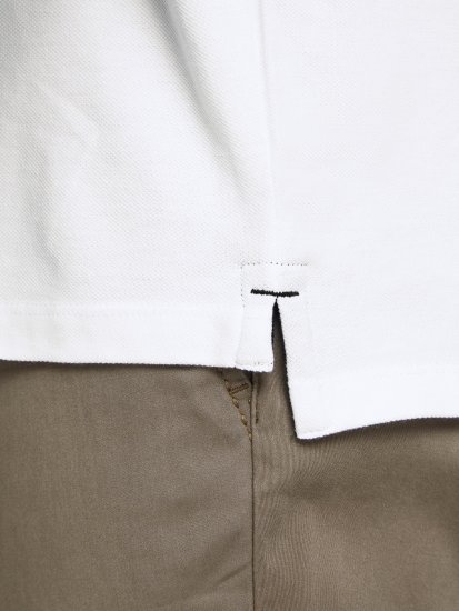 Jack & Jones PAULOS Short Sleeve Polo White/PS - Tricouri polo - Tricouri Polo Bărbați Mărimi Mari