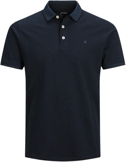Jack & Jones PAULOS Short Sleeve Polo Dark Navy/PS - Tricouri polo - Tricouri Polo Bărbați Mărimi Mari