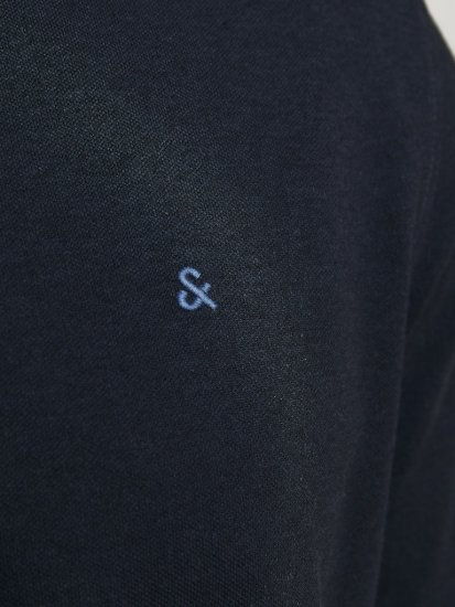 Jack & Jones PAULOS Short Sleeve Polo Dark Navy/PS - Tricouri polo - Tricouri Polo Bărbați Mărimi Mari