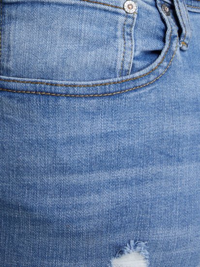 Jack & Jones Liam Jeans Blue Denim - Blugi & pantaloni - Blugi & Pantaloni Bărbați Mărimi Mari