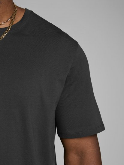Jack & Jones Organic Basic T-shirt Black - Tricouri - Tricouri Bărbați Mărimi Mari