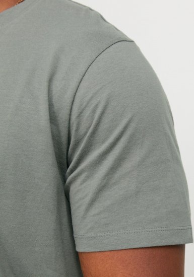 Jack & Jones NOA Crew Neck T-Shirt Grey - Tricouri - Tricouri Bărbați Mărimi Mari