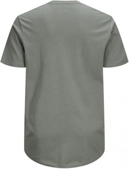 Jack & Jones NOA Crew Neck T-Shirt Grey - Tricouri - Tricouri Bărbați Mărimi Mari
