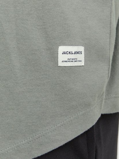 Jack & Jones NOA Crew Neck T-Shirt Grey - Tricouri - Tricouri Bărbați Mărimi Mari