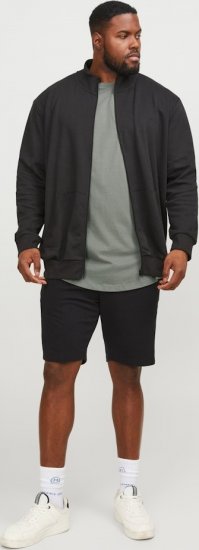 Jack & Jones NOA Crew Neck T-Shirt Grey - Tricouri - Tricouri Bărbați Mărimi Mari