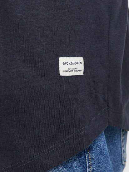 Jack & Jones NOA Crew Neck T-Shirt Navy Blazer - Tricouri - Tricouri Bărbați Mărimi Mari