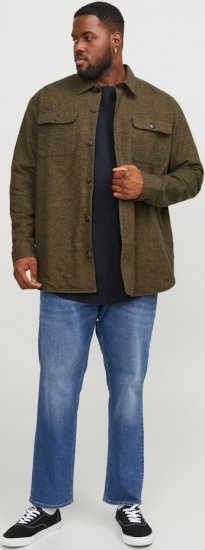Jack & Jones NOA Crew Neck T-Shirt Navy Blazer - Tricouri - Tricouri Bărbați Mărimi Mari