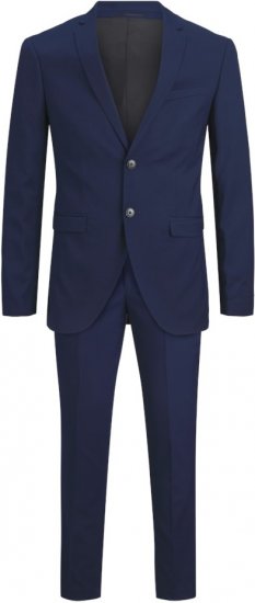 Jack & Jones FRANCO Suit Medieval Blue - Costume - Costume Bărbați mărimi mari