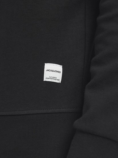 Jack & Jones Basic Sweatshirt Black - Pulovere & hanorace - Pulovere & Hanorace Bărbați Mărimi Mari