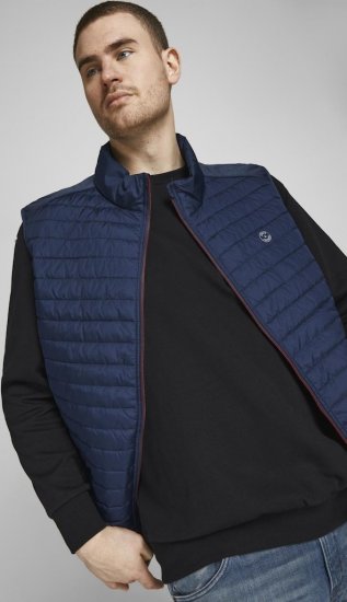 Jack & Jones Basic Sweatshirt Black - Pulovere & hanorace - Pulovere & Hanorace Bărbați Mărimi Mari