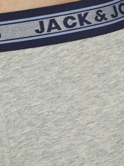Jack & Jones OLIVER Trunks 5-Pack Dark Grey Melange - Lenjerie intimă & costum baie - Lenjerie Intimă Bărbați Mărimi Mari