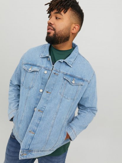 Jack & Jones JJIJEAN Denim jacket Blue Denim - Geci - Geci Bărbați Mărimi Mari