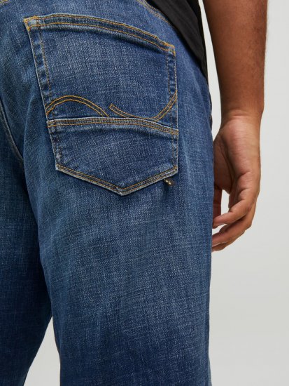 Jack & Jones GLENN FOX GE 348 Jeans Blue Denim - Blugi & pantaloni - Blugi & Pantaloni Bărbați Mărimi Mari