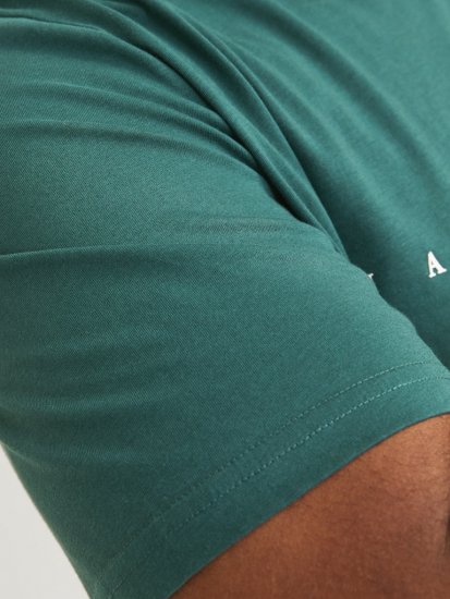 Jack & Jones STAR T-Shirt Deep Teal - Tricouri - Tricouri Bărbați Mărimi Mari