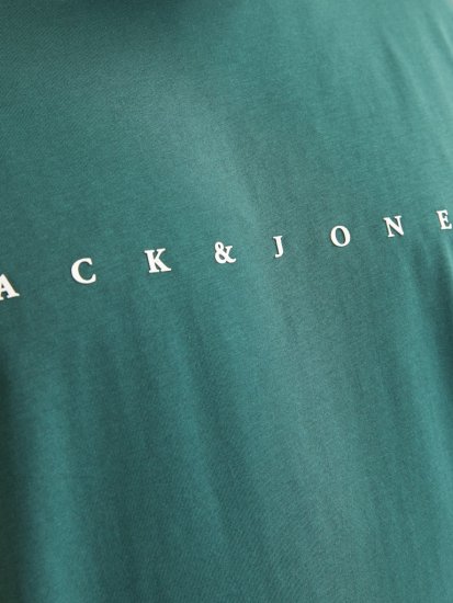 Jack & Jones STAR T-Shirt Deep Teal - Tricouri - Tricouri Bărbați Mărimi Mari