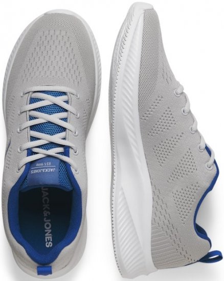 Jack & Jones Croxley Sneakers Grey/Monaco Blue - Bărbați pantofi 40-52 - 