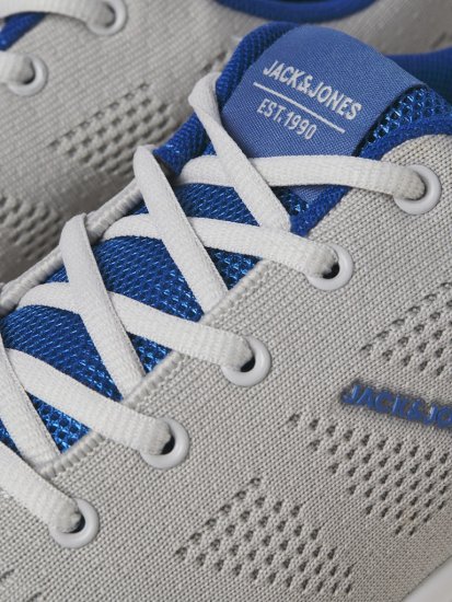 Jack & Jones Croxley Sneakers Grey/Monaco Blue - Bărbați pantofi 40-52 - 