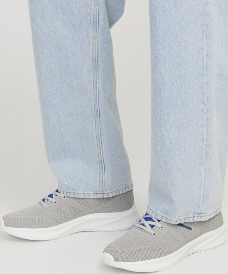 Jack & Jones Croxley Sneakers Grey/Monaco Blue - Bărbați pantofi 40-52 - 