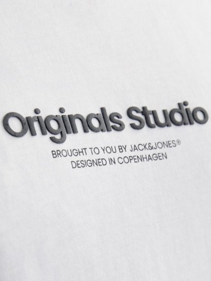 Jack & Jones ESTERBRO T-Shirt Bright White - Tricouri - Tricouri Bărbați Mărimi Mari