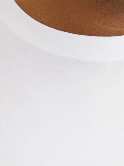 Jack & Jones ESTERBRO T-Shirt Bright White - Tricouri - Tricouri Bărbați Mărimi Mari