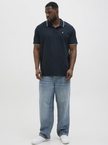 Jack & Jones AUSTIN PLAY Polo Dark Blue - Tricouri polo - Tricouri Polo Bărbați Mărimi Mari