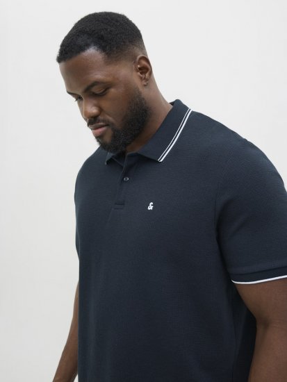 Jack & Jones AUSTIN PLAY Polo Dark Blue - Tricouri polo - Tricouri Polo Bărbați Mărimi Mari