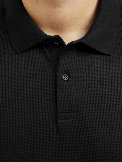 Jack & Jones AUSTIN CLASSIC Polo Black - Tricouri polo - Tricouri Polo Bărbați Mărimi Mari