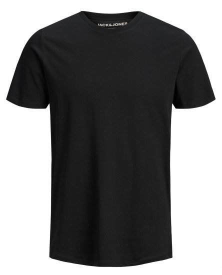 Jack & Jones Organic Basic T-shirt Black - Tricouri - Tricouri Bărbați Mărimi Mari