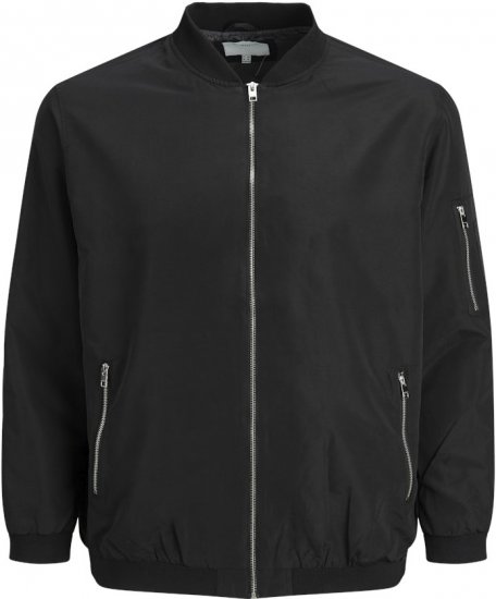 Jack & Jones RUSH Bomber Jacket Black - Geci - Geci Bărbați Mărimi Mari