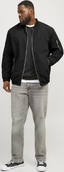 Jack & Jones RUSH Bomber Jacket Black - Geci - Geci Bărbați Mărimi Mari